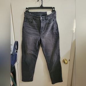 NWT American Eagle High-Waisted Black Mom Jean